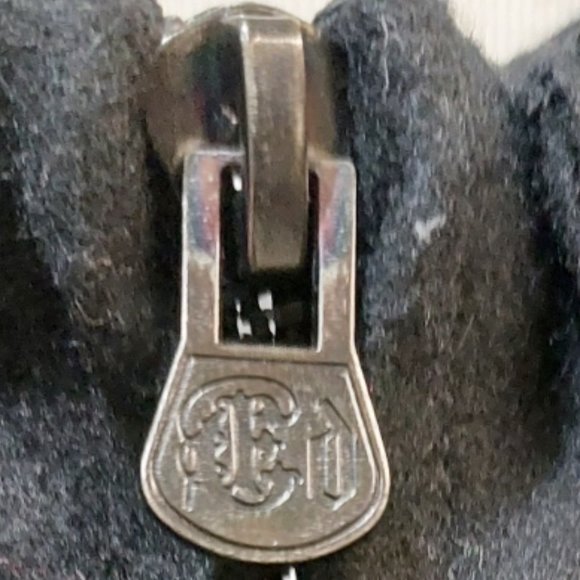 💥KILLER DESIGN💥Vintage Steampunk Chain Shoulder Military Wool Coat in Black - Picture 13 of 16